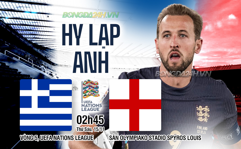 Anh Tự Tin Đòi Nợ Hy Lạp Trong Trận Đấu Nations League