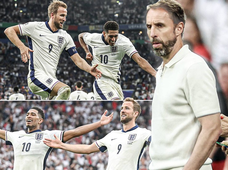 Gareth Southgate và ĐT Anh trầy trật vượt qua Slovakia tại Vòng 1/8 EURO 2024