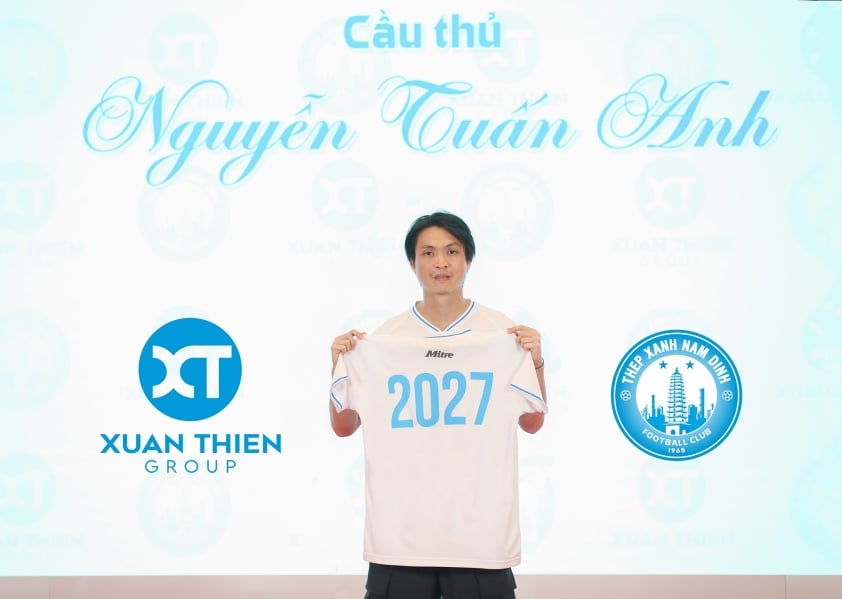 Nguyễn Tuấn Anh chính thức gắn bó với Nam Định trong 3 năm tới