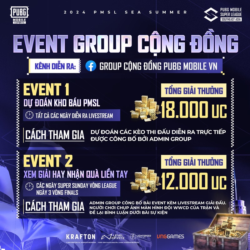 Hàng loạt cơ hội săn quà cho khán giả 2024 PMSL SEA Summer