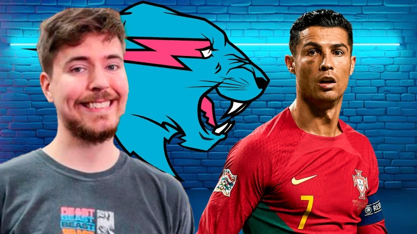 Cristiano Ronaldo và MrBeast hợp lực để