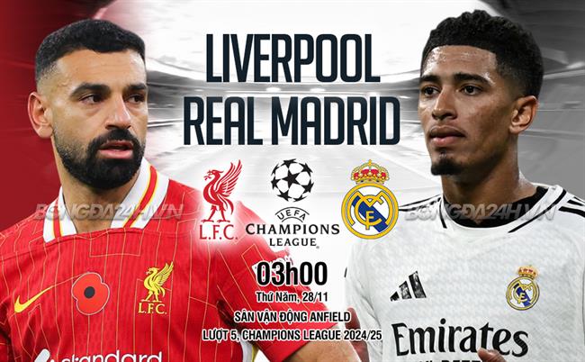 Liverpool vs Real Madrid Thách Thức Không Nhỏ Cho Đội Chủ Nhà