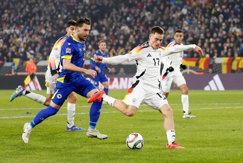 Đức hủy diệt Bosnia & Herzegovina 7-0, giành ngôi đầu bảng A3 Nations League