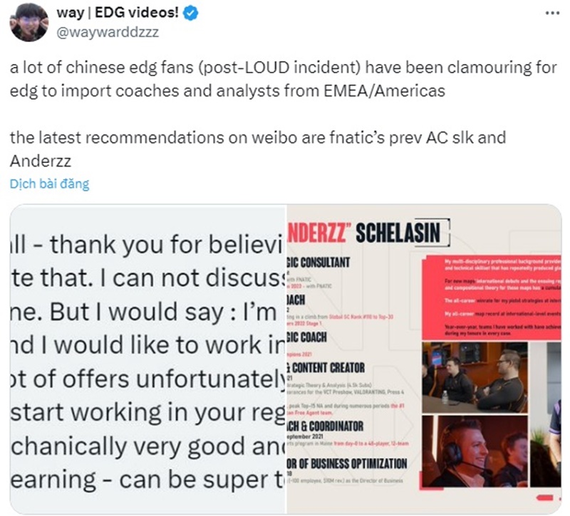 EDward Gaming nhận chỉ trích nặng nề sau thất bại tại VCT Masters Madrid 2024