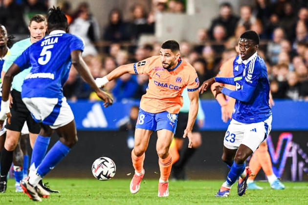 Strasbourg bất ngờ đánh bại Olympique Marseille với bàn thắng duy nhất của Diego Moreira