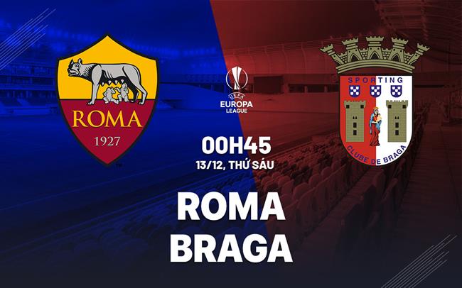 Roma Mุ่ง Quyết Thắng Braga Tại Europa League, Đối Diện với Áp Lực Vào Vòng 1/8