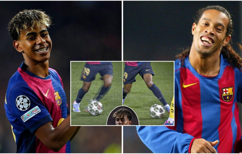 Lamine Yamal: Thần đồng Barcelona tái hiện ma thuật Elastico của Ronaldinho