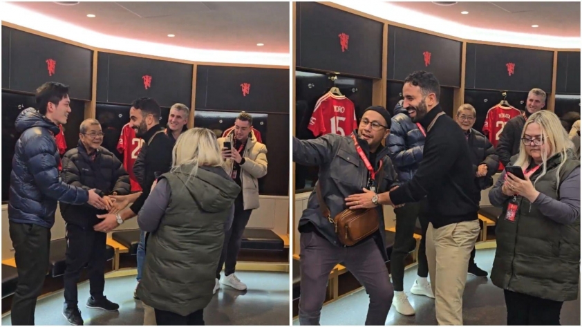 Tân HLV Man Utd Ruben Amorim Gây Ấn Tượng Với Cử Chỉ Đẹp