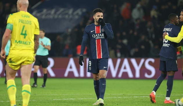 PSG bất lực trước Nantes, hòa tẻ nhạt 1-1