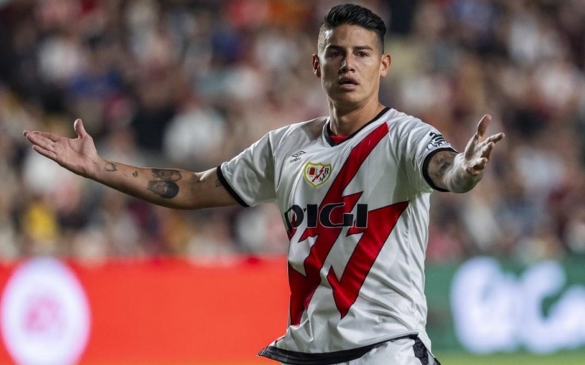 Đèn phụt tắt James Rodriguez sắp chia tay La Liga sau thất bại tại Rayo Vallecano