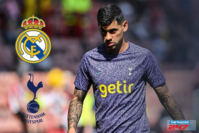 Real Madrid quyết tâm theo đuổi Cristian Romero của Tottenham