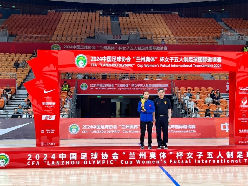 Đội tuyển futsal nữ Việt Nam đạt ngôi Á quân tại giải giao hữu quốc tế 2024