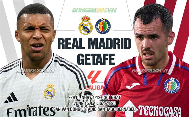 Real Madrid đối đầu Getafe Kền kền trắng hướng đến 3 điểm chắc chắn tại Bernabeu