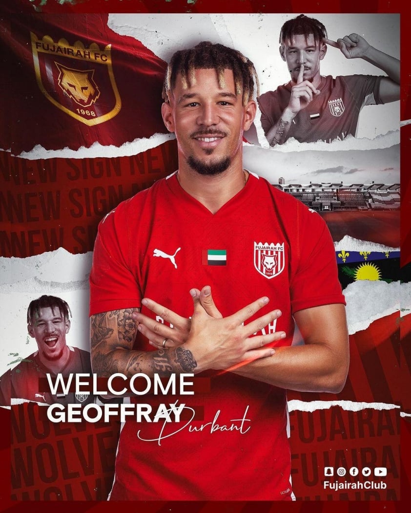 Geoffray Durbant - Từ Tiền Đạo Việt Kiều Đến Bến Đỗ Mới Ở UAE