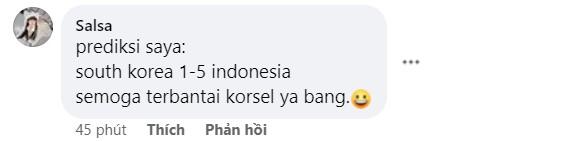 CĐV Đông Nam Á dự đoán tỷ số như mơ trận U23 Indonesia gặp Hàn Quốc