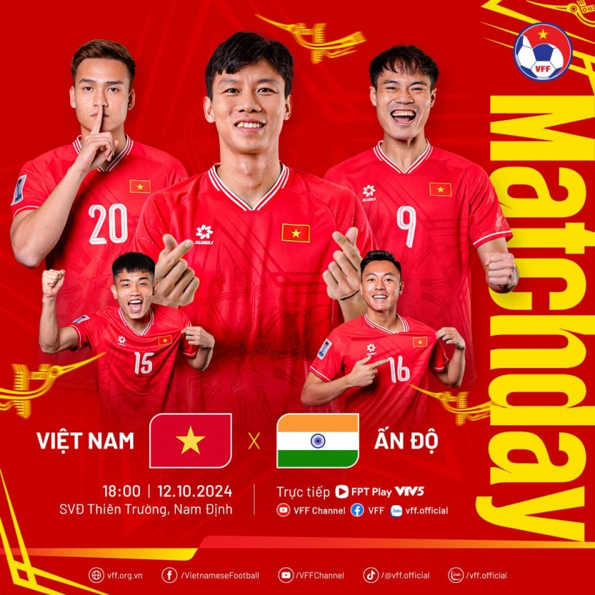 Đội tuyển Việt Nam quyết tâm tìm lại niềm vui chiến thắng trong trận giao hữu với Ấn Độ