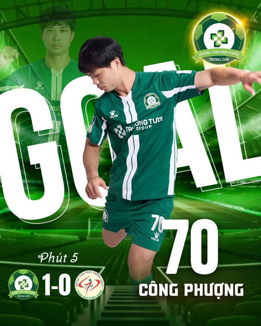 Công Phượng tỏa sáng với bàn thắng ra mắt ở Vòng loại Cúp Quốc gia