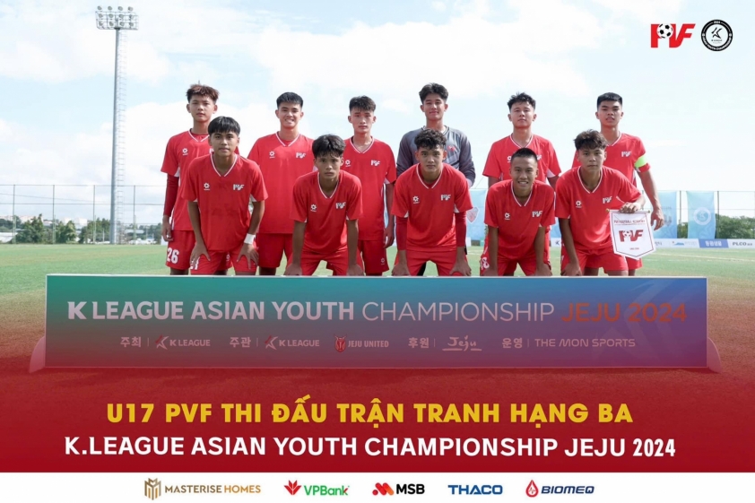 Hành trình ấn tượng của U17 PVF tại Giải giao hữu quốc tế Hàn Quốc, dừng bước ở bán kết trước đại diện Nhật Bản