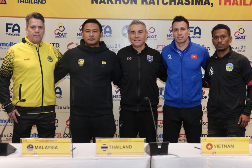 ĐT Futsal Thái Lan e dè trước sức mạnh của Việt Nam tại Giải Futsal Đông Nam Á 2024