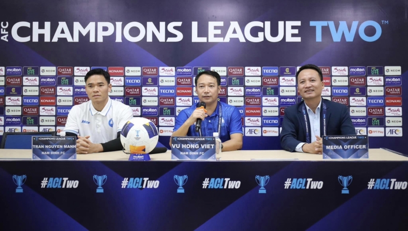Nam Định Quyết Tâm Săn 3 Điểm Trước Tampines Rovers Tại AFC Champions League Two