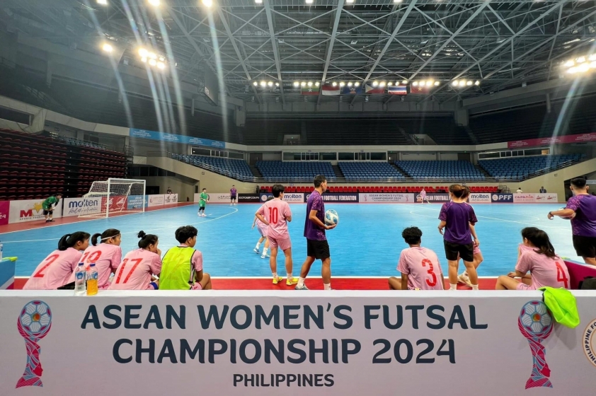Đội tuyển futsal nữ Việt Nam sẵn sàng chinh chiến tại giải Đông Nam Á 2024