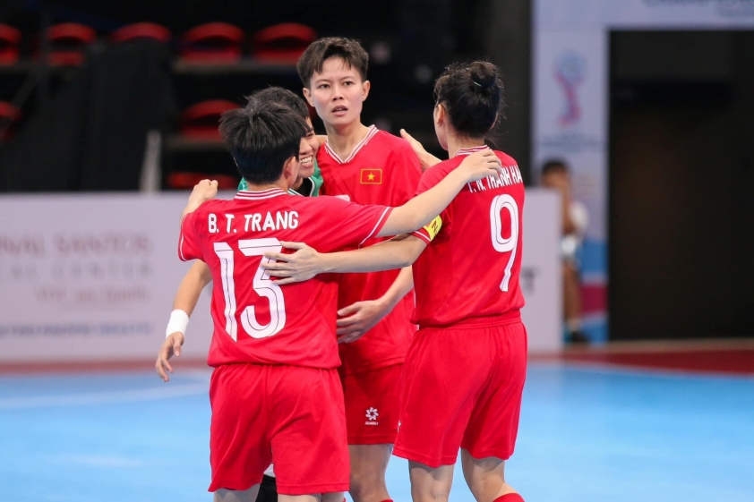 Futsal Nữ Việt Nam Tiếp Tục Tràn Đầy Khí Thế Tước Đi 3 Điểm Trước Đối Thủ Indonesia
