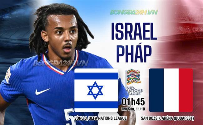 Nhận định Israel vs Pháp Les Bleus tràn đầy tự tin hướng đến 3 điểm