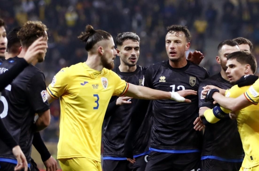 Trận đấu Nations League bị hủy bỏ Kosovo phản đối khẩu hiệu xúc phạm từ khán giả Romania
