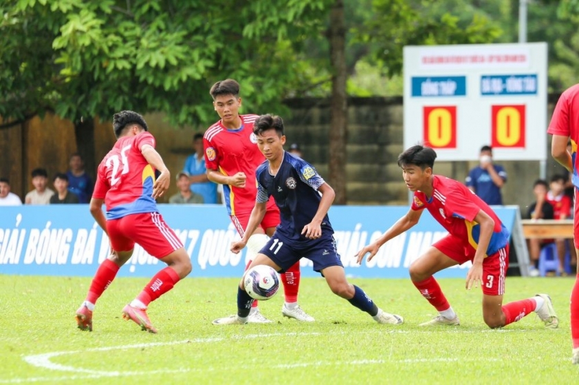 Đội bóng U17 Bà Rịa Vũng Tàu ngậm ngùi chấp nhận thất bại trước Đồng Tháp