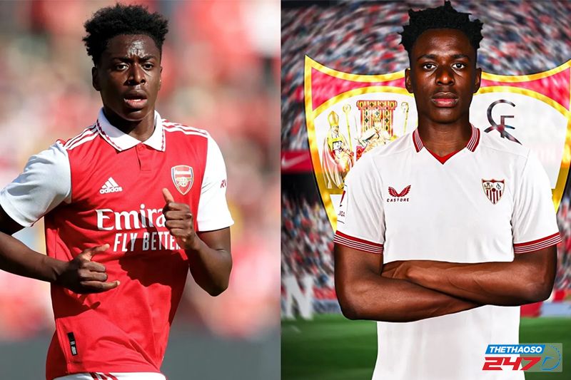 Albert Sambi Lokonga gia nhập Sevilla theo dạng cho mượn từ Arsenal