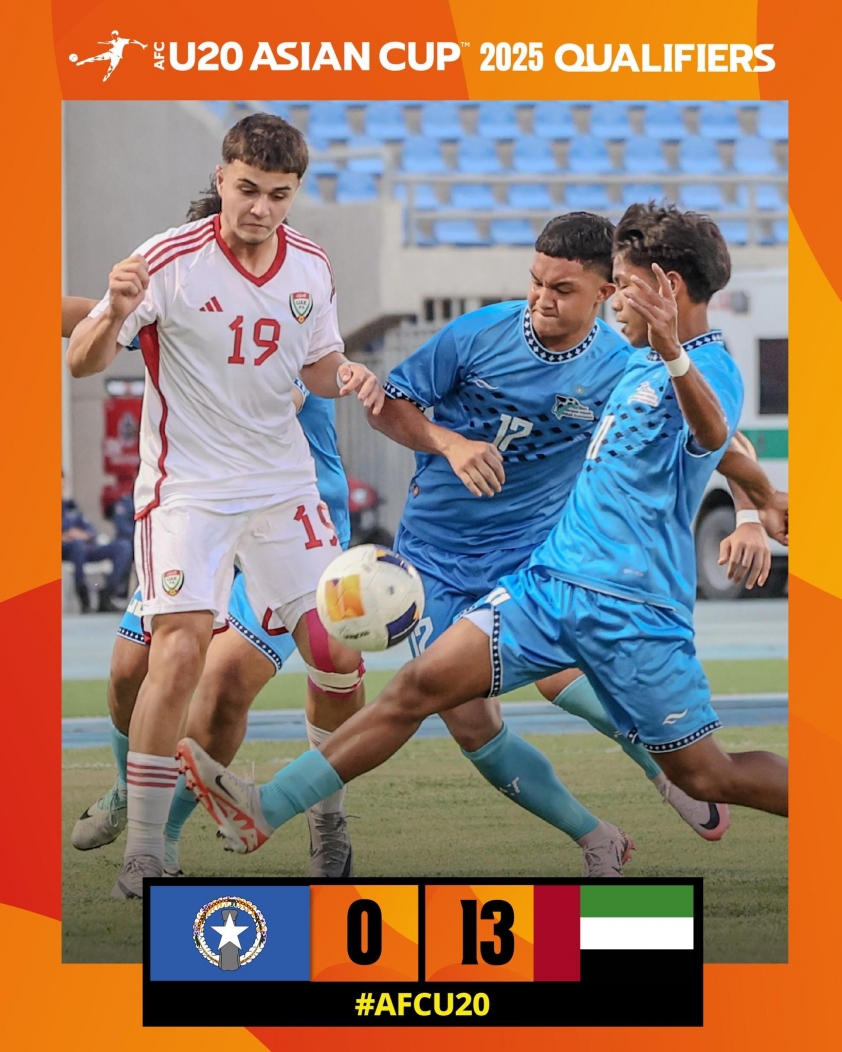 Trận cầu kỷ lục U20 UAE hủy diệt đối thủ với tỷ số 13-0 tại Vòng loại U20 châu Á 2025