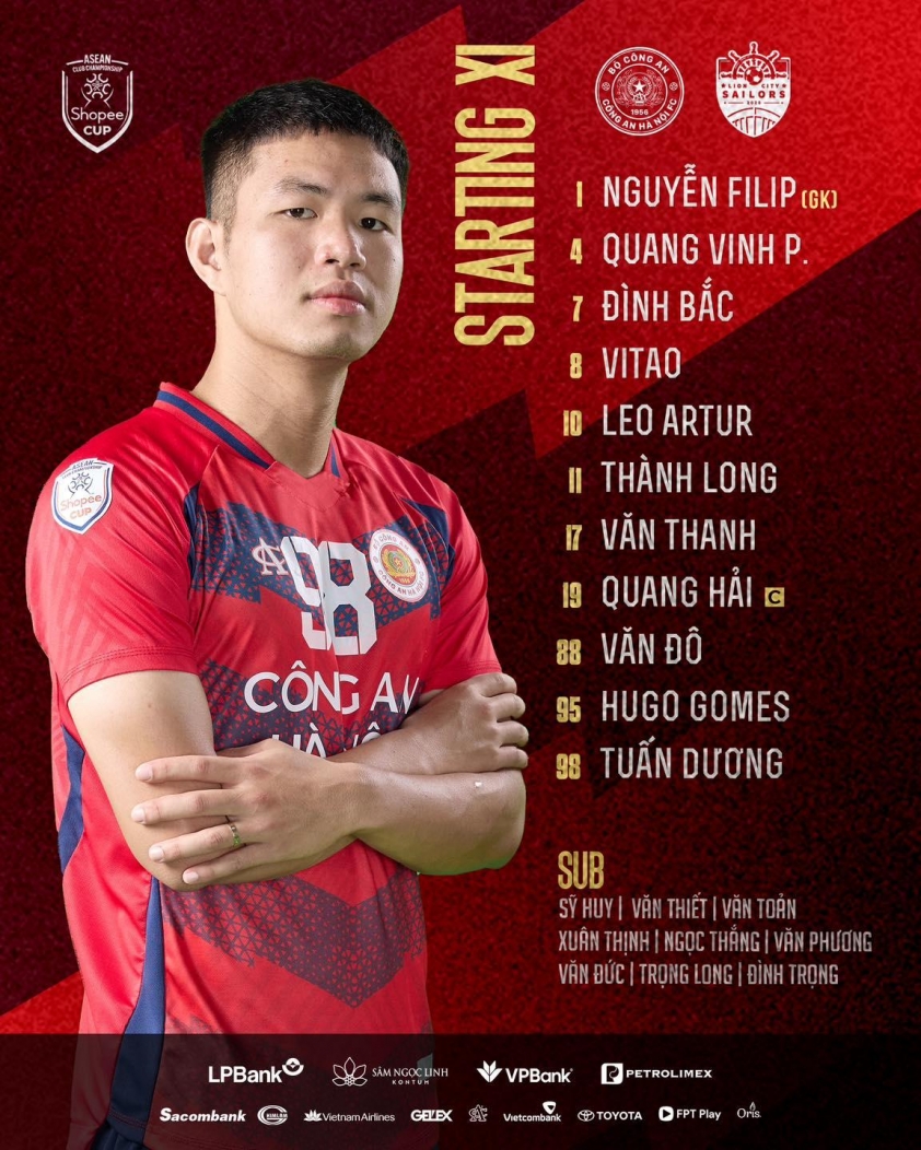 CAHN Huỷ Diệt Lion City Sailors Nhờ Màn Trình Diễn Chói Sáng Của Các Ngôi Sao Trên Hàng Công