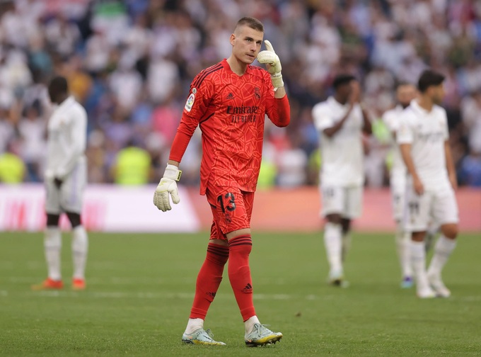 Real Madrid thủ môn Andriy Lunin được Arsenal để mắt đến trong kỳ chuyển nhượng mùa hè