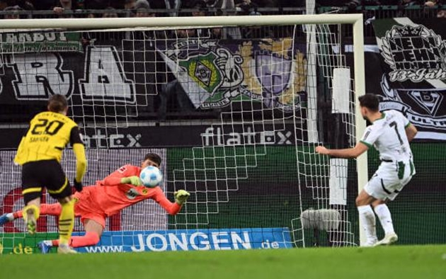 Cuộc so tài căng thẳng giữa Dortmund và Monchengladbach kết thúc bất phân thắng bại