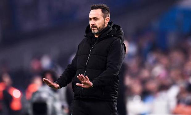 De Zerbi đưa ra lời đe dọa bất thường đối với các cầu thủ Marseille trước trận đối đầu Saint-Etienne