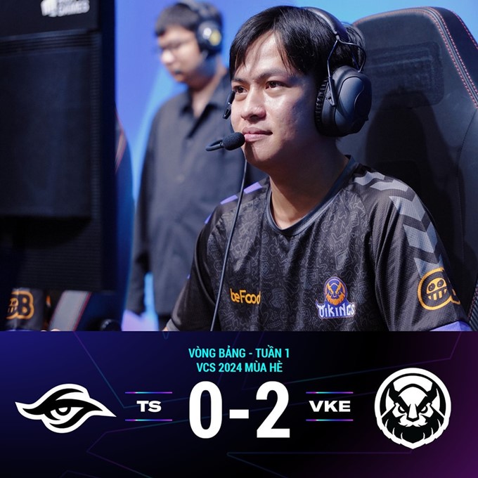 Thắng lợi 2-0 của VKE trước TS tại vòng bảng VCS Mùa Xuân 2023