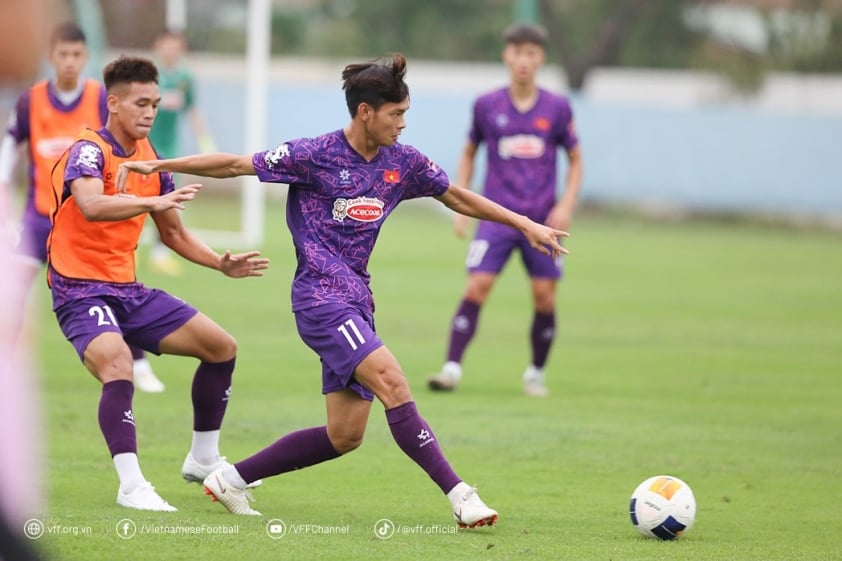 U22 Việt Nam chuẩn bị ra quân tại giải giao hữu U21 quốc tế ở Trung Quốc