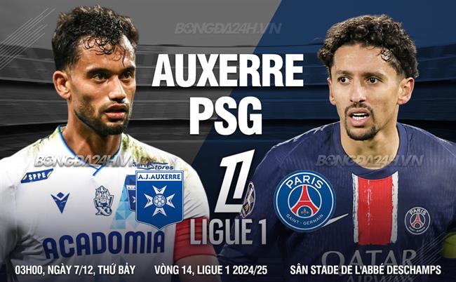 Auxerre vs PSG Đội chủ sân Công viên các Hoàng tử gặp khó khăn trước kẻ thách thức