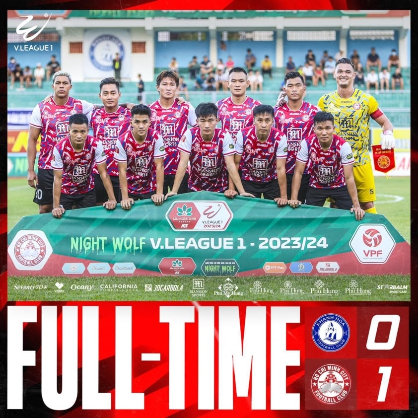 Khánh Hòa chia tay V-League với thất bại trước TP.HCM