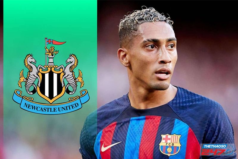Newcastle United muốn chiêu mộ sao Barcelona Raphinha