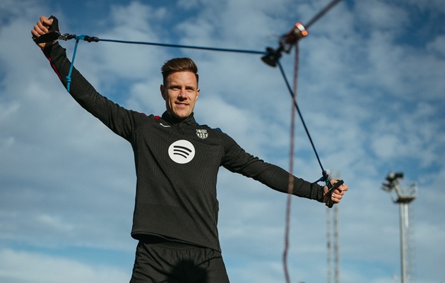 Thủ môn Marc-André Ter Stegen Tiến triển Tích cực Trong Quá Trình Hồi Phục Chấn Thương