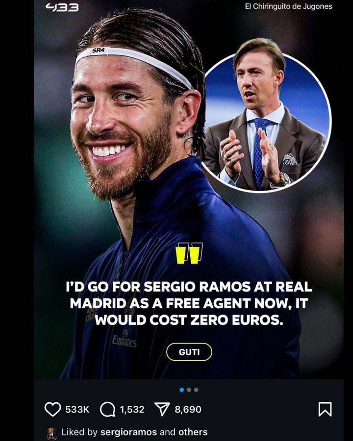 Sergio Ramos thả tim động thái muốn tái hợp Real Madrid giữa khủng hoảng hàng thủ