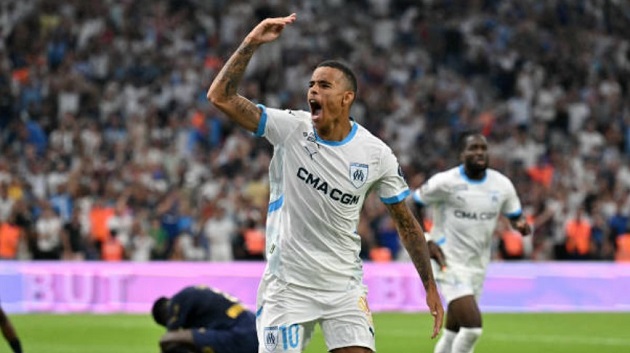 Phong độ xuất sắc của Mason Greenwood mang đến hy vọng cho Marseille tranh vô địch Ligue I