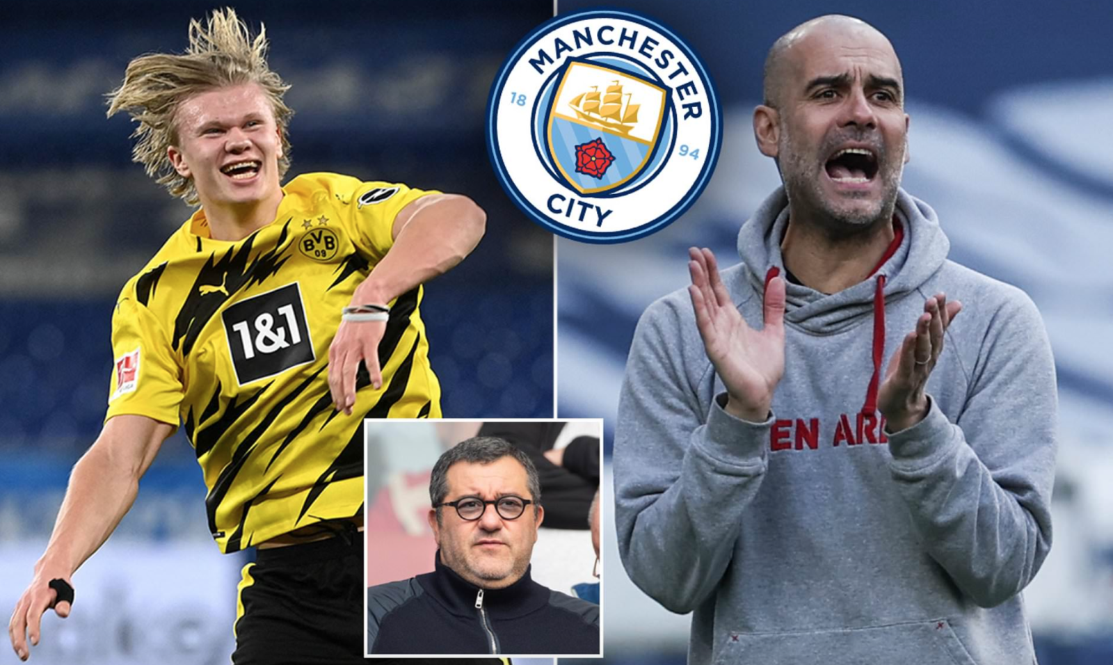 Haaland sẽ là mảnh ghép phù hợp với HLV Pep Guardiola