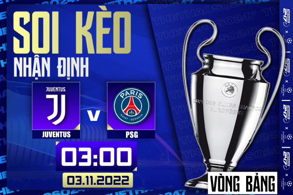 Soi kèo Juventus vs PSG Soi kèo Juventus vs PSG
