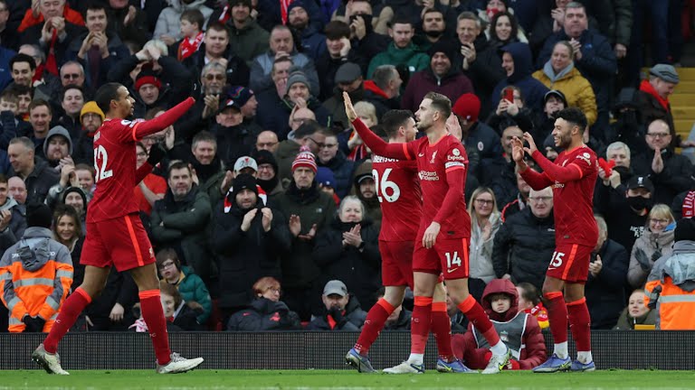 LIverpool dành chiến thắng đậm 3-0 trong vòng đấu này