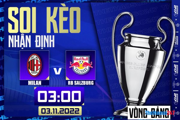 Soi kèo AC Milan vs Salzburg Soi kèo AC Milan vs Salzburg