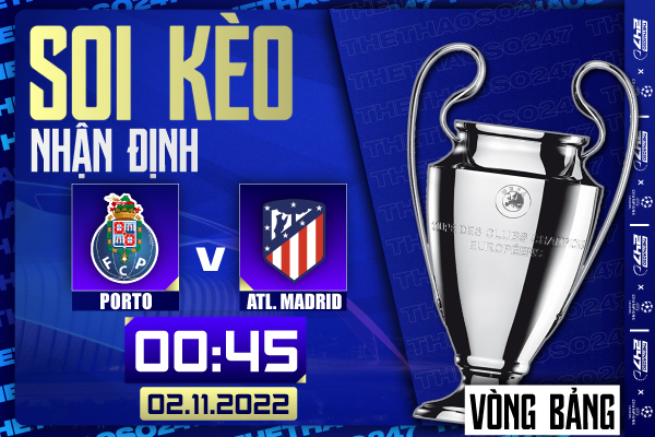 Soi kèo Porto vs Atletico Madrid Soi kèo Porto vs Atletico Madrid
