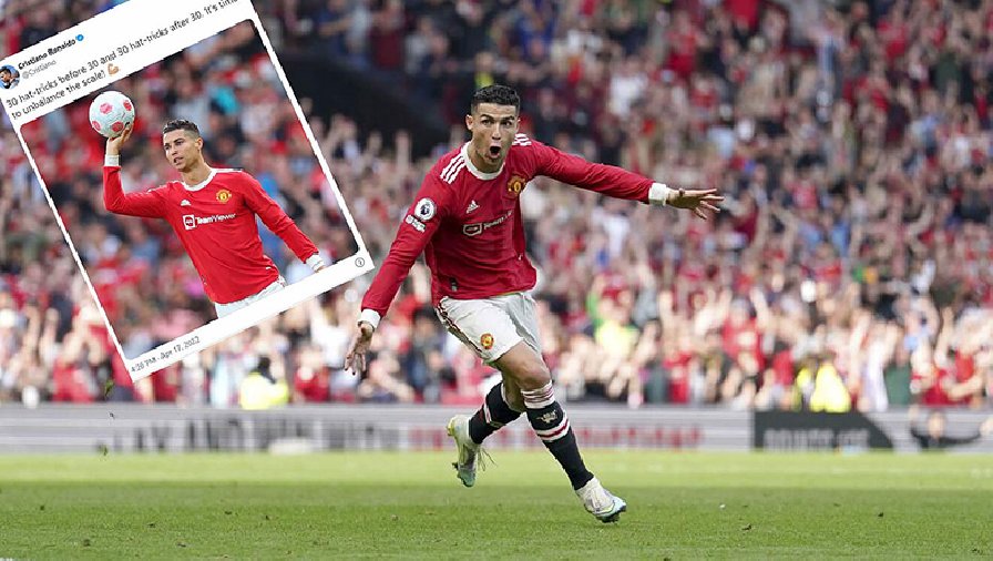 Ronaldo có cú hat-trick thứ 60 trong sự nghiệp