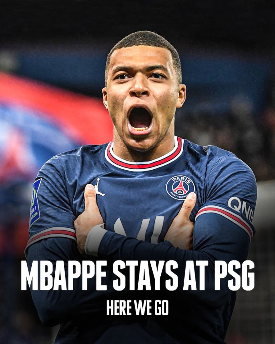 Sau nhiều đồn đoán, Mbappe đã quyết định ở lại và trở thành cầu thủ hưởng lương cao nhất thế giới